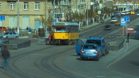 Street - timelapse Stock Footage 117246419