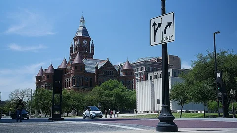 Street timelapse - museum Stock Footage 89297267