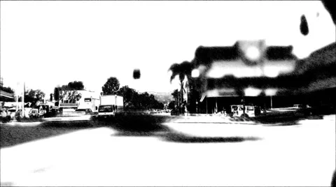 Street timelapse sketch effect Stock Footage 1004703