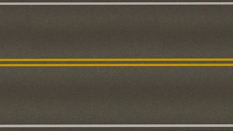 Street Top View, 3D Rendering Stock Footage 122250227