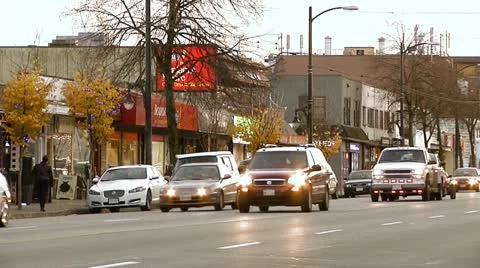 Street traffic Stock Footage 22020851
