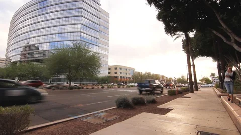 Street Traffic Video stock 99072799