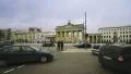 Street traffic in front of the Brandenburg Gate in Berlin HD Footage