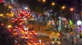Street traffic at night in New York City, time lapse 4k or 4k+ Resolution