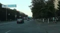Street traffic time-lapse at dusk, static shot. HD Footage