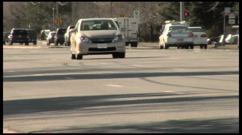 Street Trafic Stock Footage 1182229