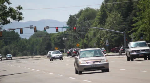Street trafic Stock Footage 25601676