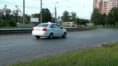 Street transport Stock Footage 8556442