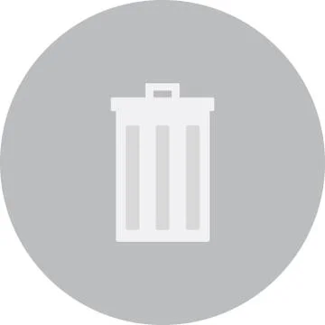 Street trash icon Illustrazione stock