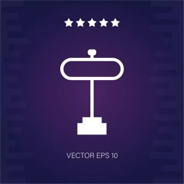 Street vector icon Stock Illustration