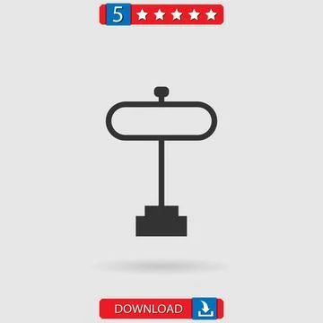 Street vector icon Stock Illustration