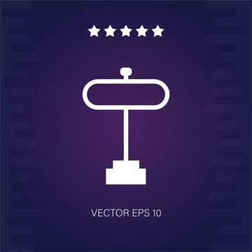 Street vector icon Illustrazione stock