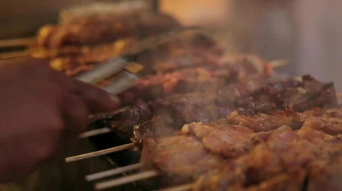 Street Vender Stock Footage 625677