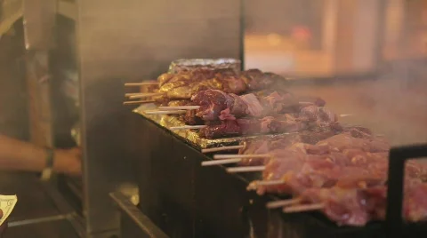 Street Vender Stock Footage 625678