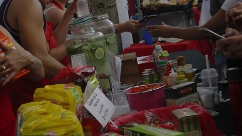 Street vendor Stock Footage 291554364