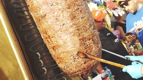 Street vendor Stock Footage 291556103