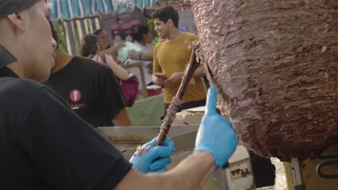 Street vendor Stock Footage 291556589