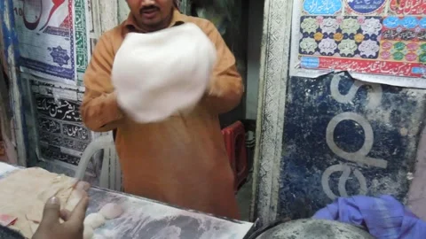 Street Vendor in Pakistan Stock Footage