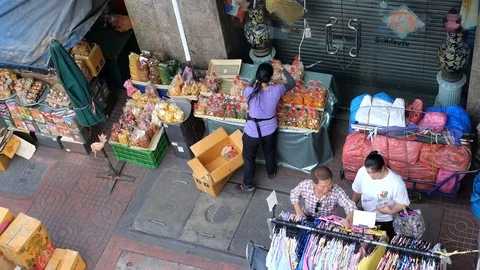 Street vendors Stock-Footage 120414140