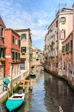 Street of Venice, Italy Stock Photos