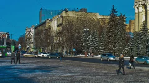 Street view 720p Stock Footage 10728358