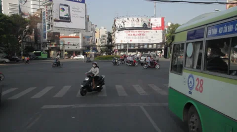 Street View in Asia Stock Footage 32274525