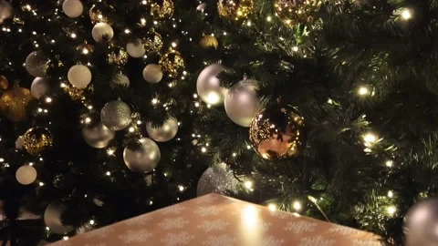Street view Christmas decorations Christmas decorations Stock Footage 227621622
