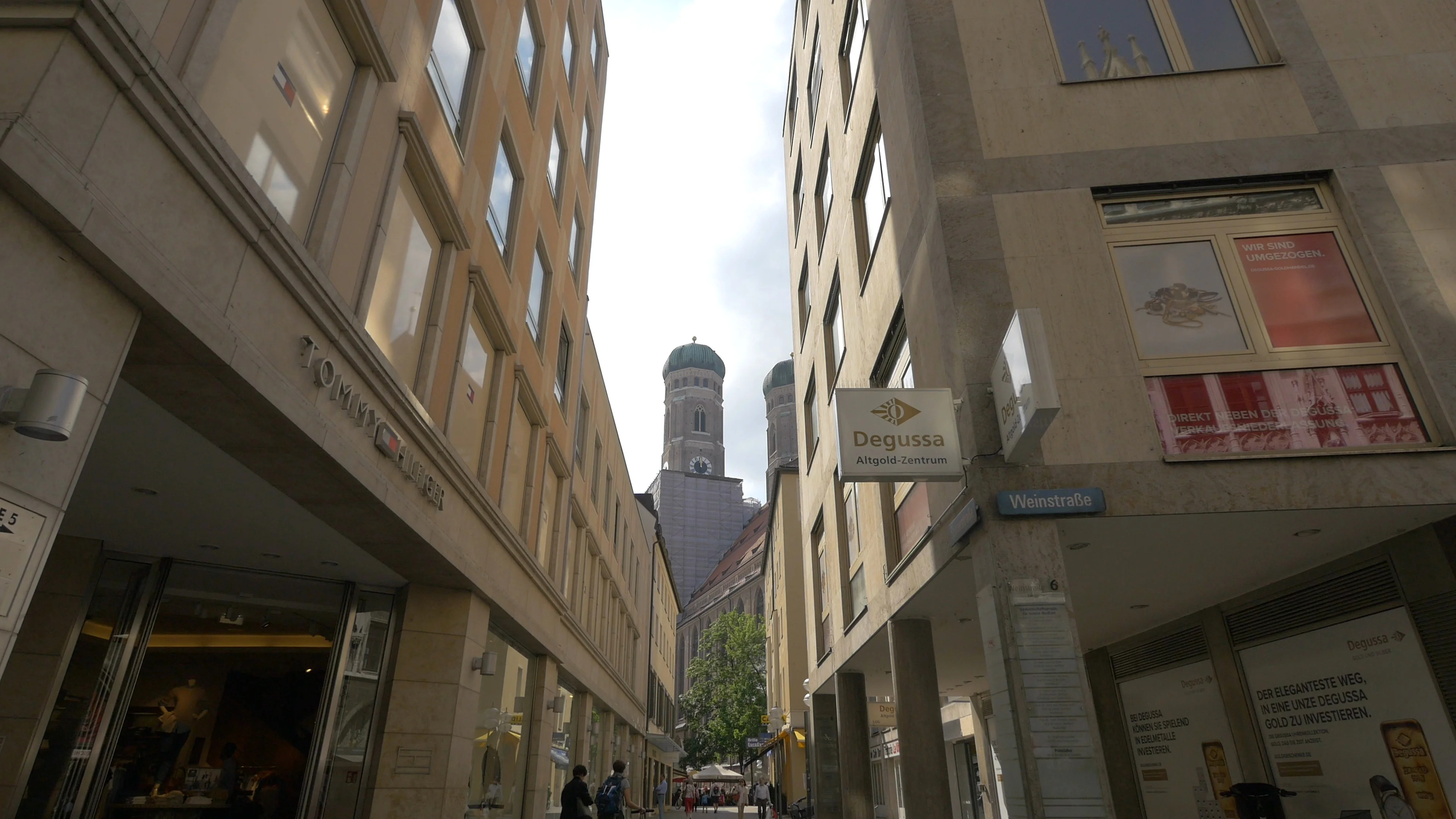 Street View Of Frauenkirche Stock Video Pond5