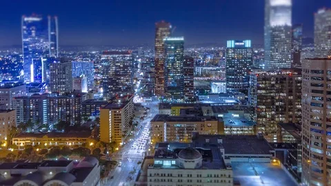Street view of LA Video stock 92282661