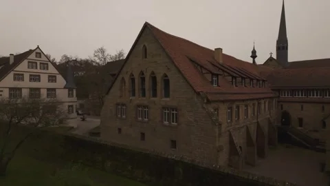 Street view of the Maulbronn Monastery Видео 303016204