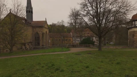 Street view of the Maulbronn Monastery 库存影片 303018986