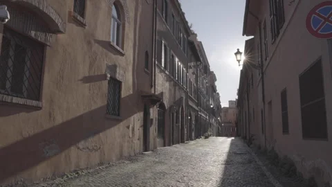 Street View in Rome 스톡 동영상 255408465