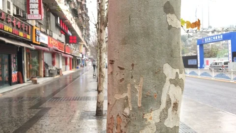 Street view of wuhan. Stock Footage 123707252