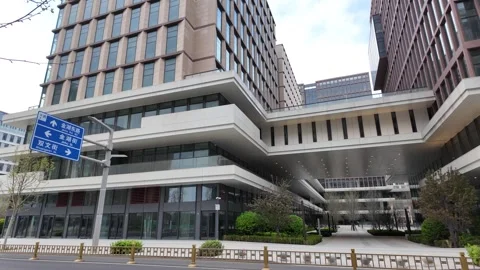 Street view of Xiongan New Area, China, April 5, 2026. Stock Footage 337744053