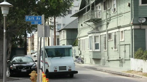 Street w Postal Stock Footage 738398