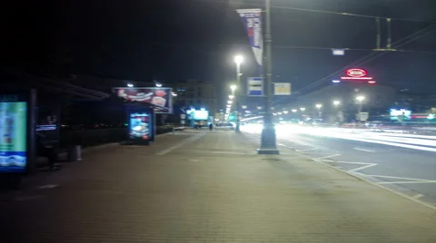 Street Walk timelapse Vídeo Stock 54958250