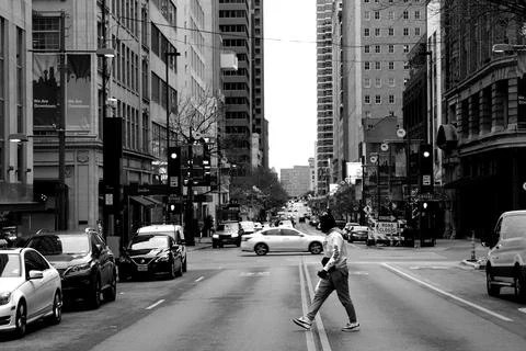 Street walker Stock Photos