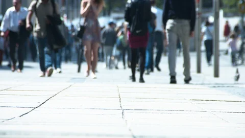 Street Walking #5 Video stock 115961313