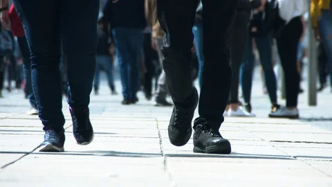 Street Walking #7 Video stock 115956362