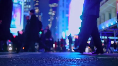 Street walking Stock Footage 324437834