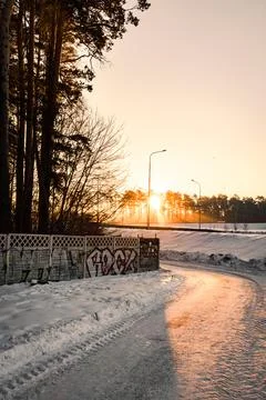 Street winter Stock Photos
