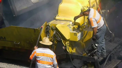 Street workers. Stock Footage 829083