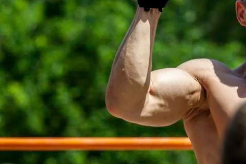 Street workout 스톡 사진