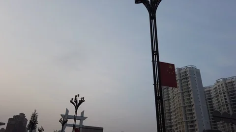 Street of Xining Stock Footage 124949818