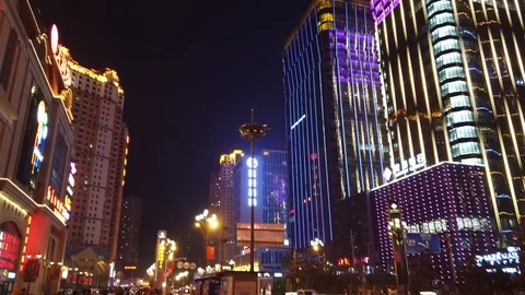 Street of Xining Stock Footage 124950670