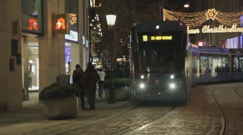 Streetcar in Munich Stock Footage 33827190