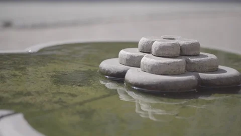 Streetfountain Close up Stock Footage 88996861