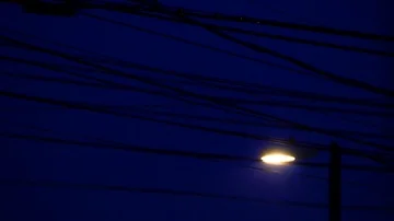 Streetlamp at Dawn 2 Stock Footage 86156401