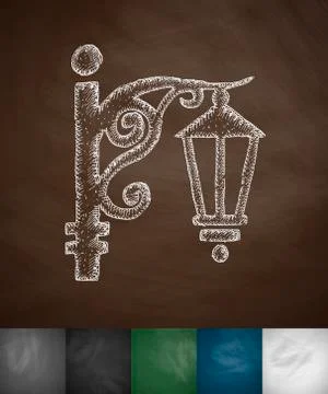 Streetlight icon Stock Illustration