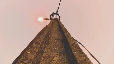 Streetlight in Perspective Stock Footage 79639735
